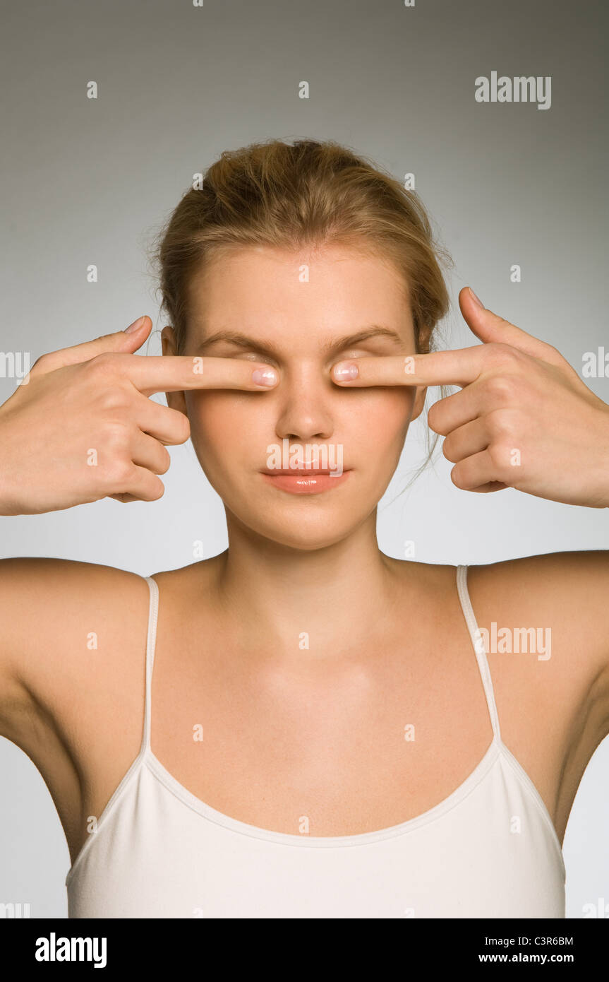 Covering my eyes