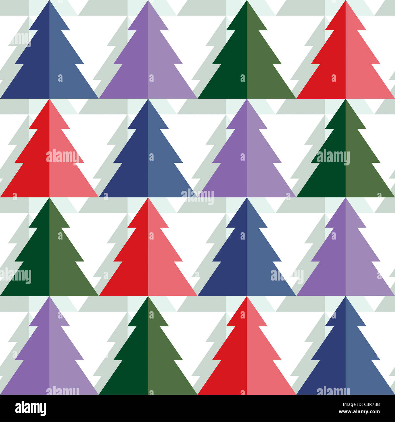 abstract Christmas tree seamless background Stock Photo - Alamy
