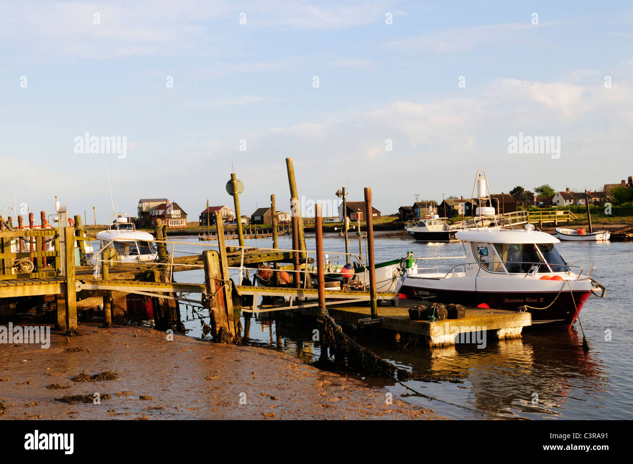 Southwold Harbour on The River Blyth, Southwold, Suffolk, England, Uk Stock Photo