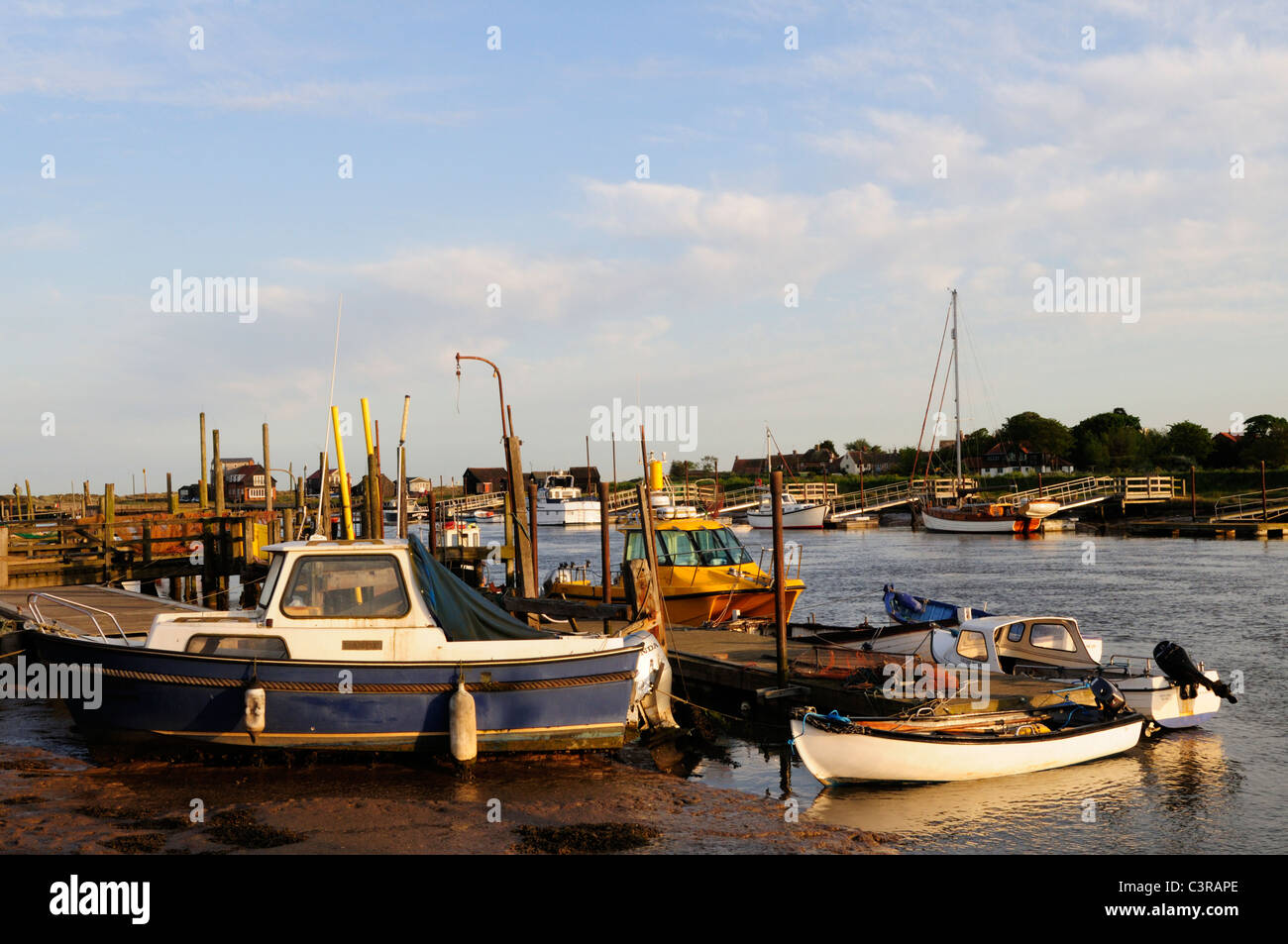 The Harbour at Southwold, Suffolk, England, UK Stock Photo