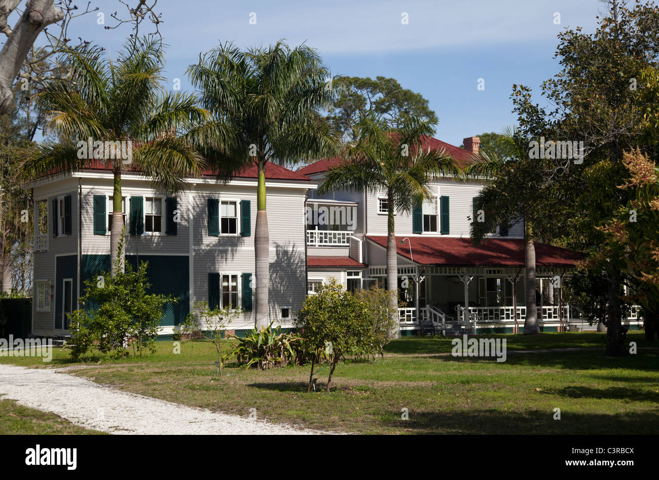 'Seminole Lodge' Thomas Edison's winter home, Fort Myers, Florida