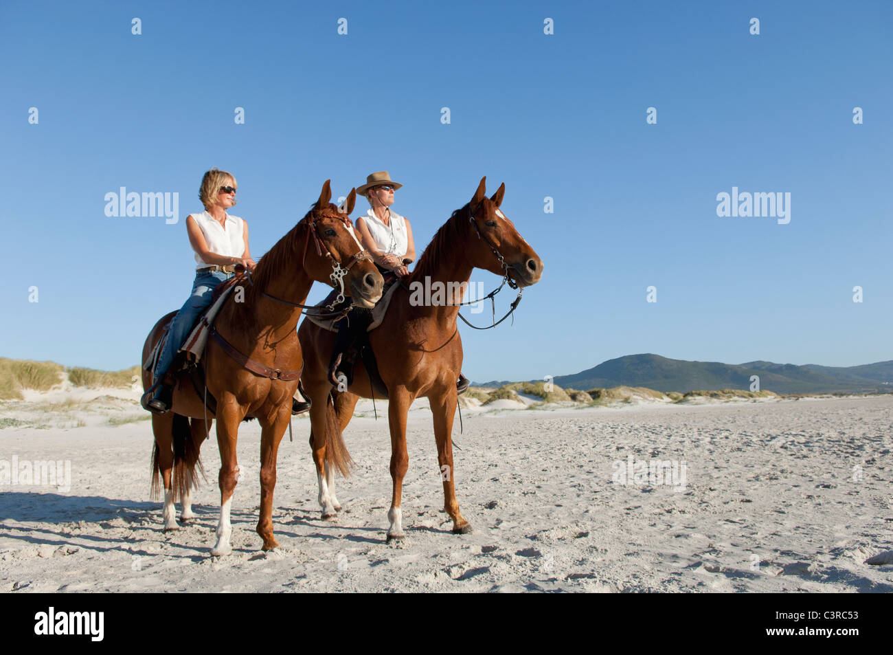Horseback riding on beach in hires stock photography and images Alamy