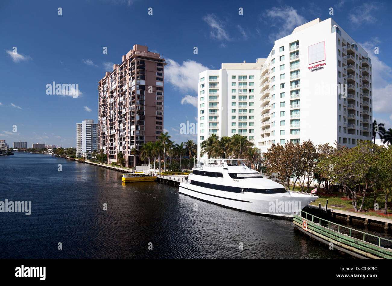 Fort Lauderdale waterway, Florida Stock Photo