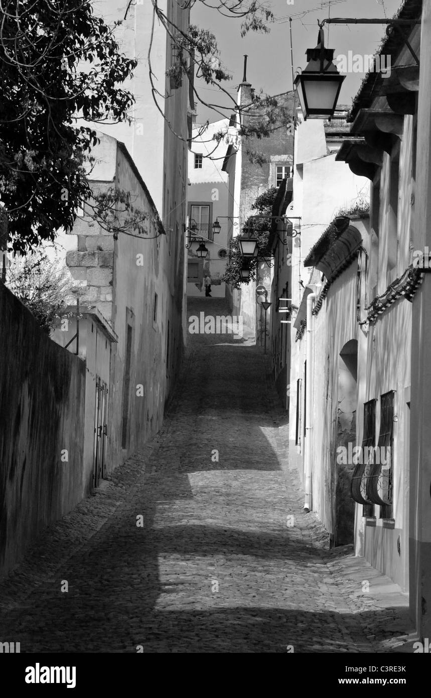 Street in Evora, Portugal. Europe. Stock Photo