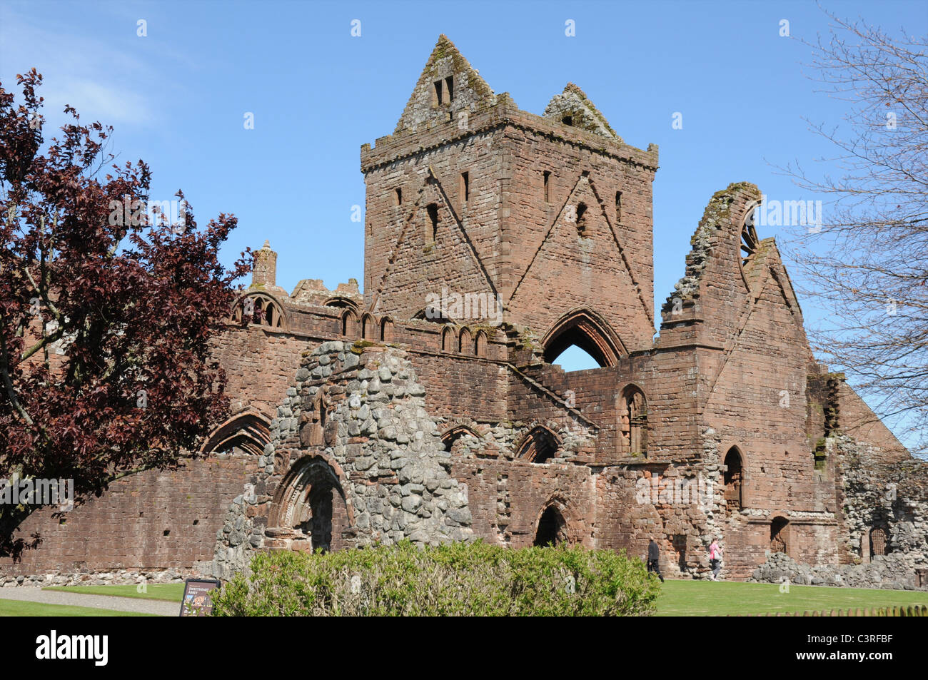 Sweetheart Abbey, New Abbey, Dumfries and Galloway, Scotland Ruin of