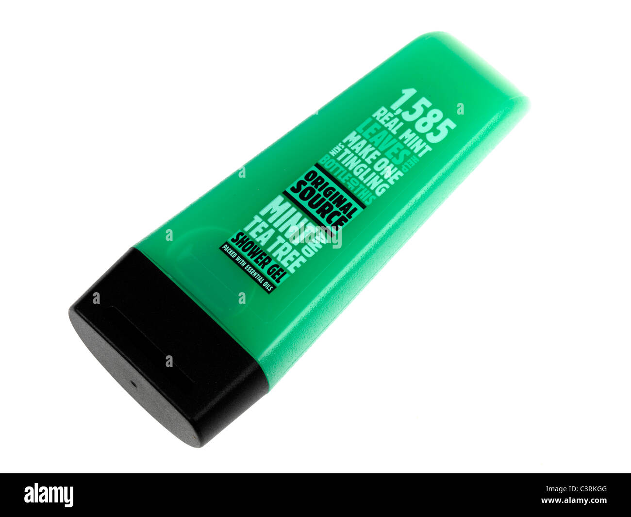 Shower gel shampoo body wash mint hygene washing bottle hires stock