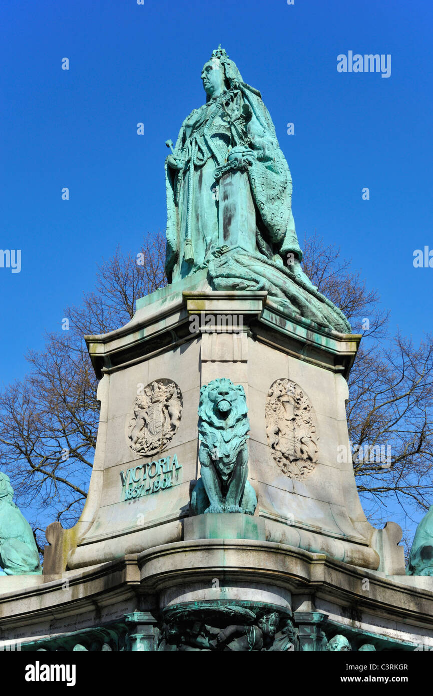 Queen Victoria Monument. Dalton Square, Lancaster, Lancashire, England