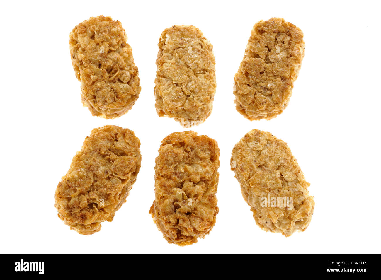 Six New Weetabix honey crispy minis breakfast cereal biscuits Stock Photo