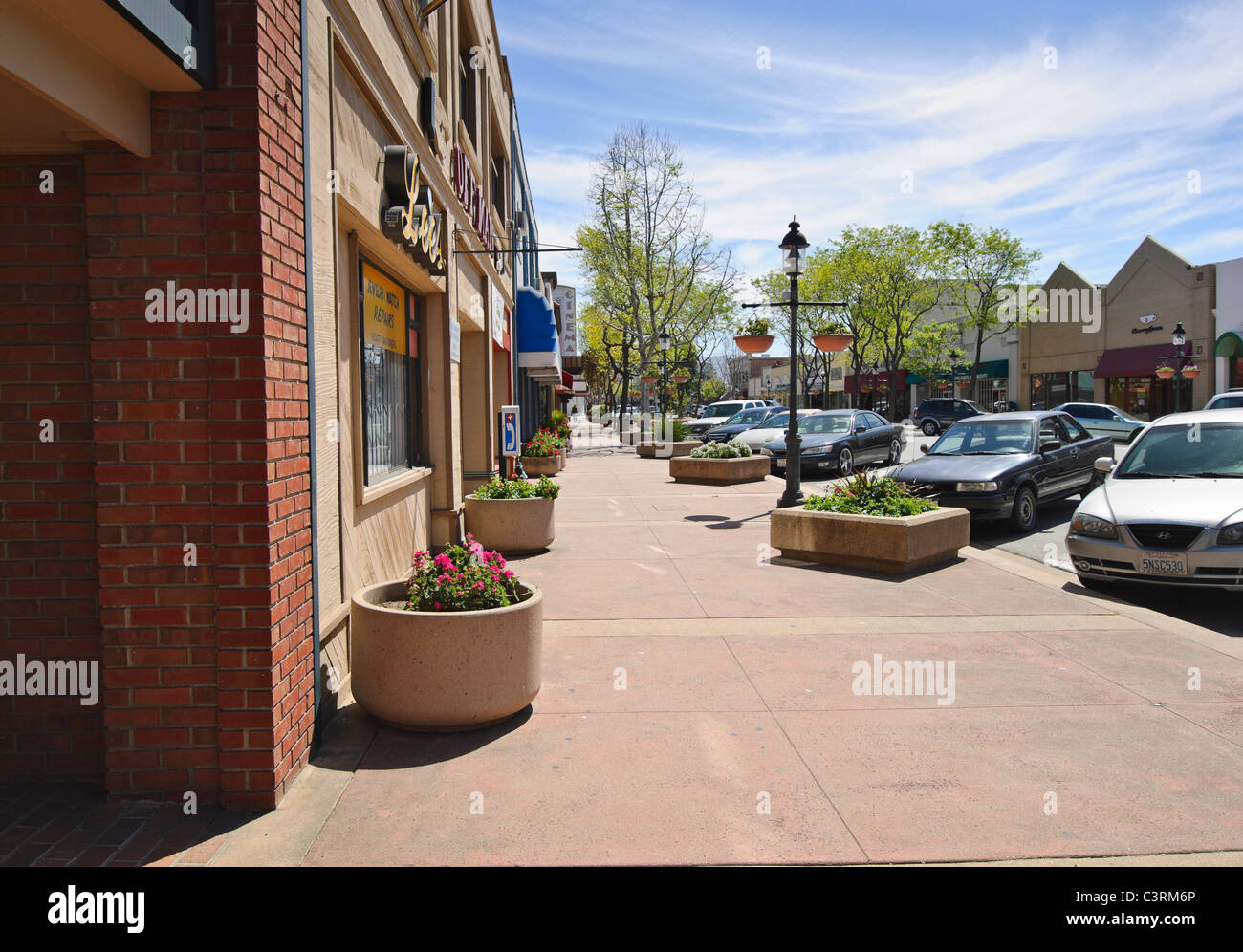 A classic view of Downtown Salinas, California Stock Photo Alamy