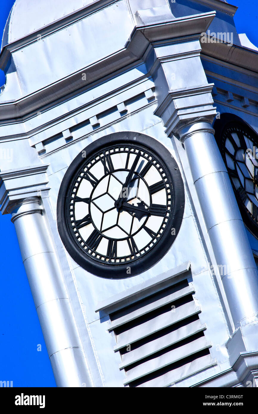Pembroke City Hall clock tower Stock Photo Alamy