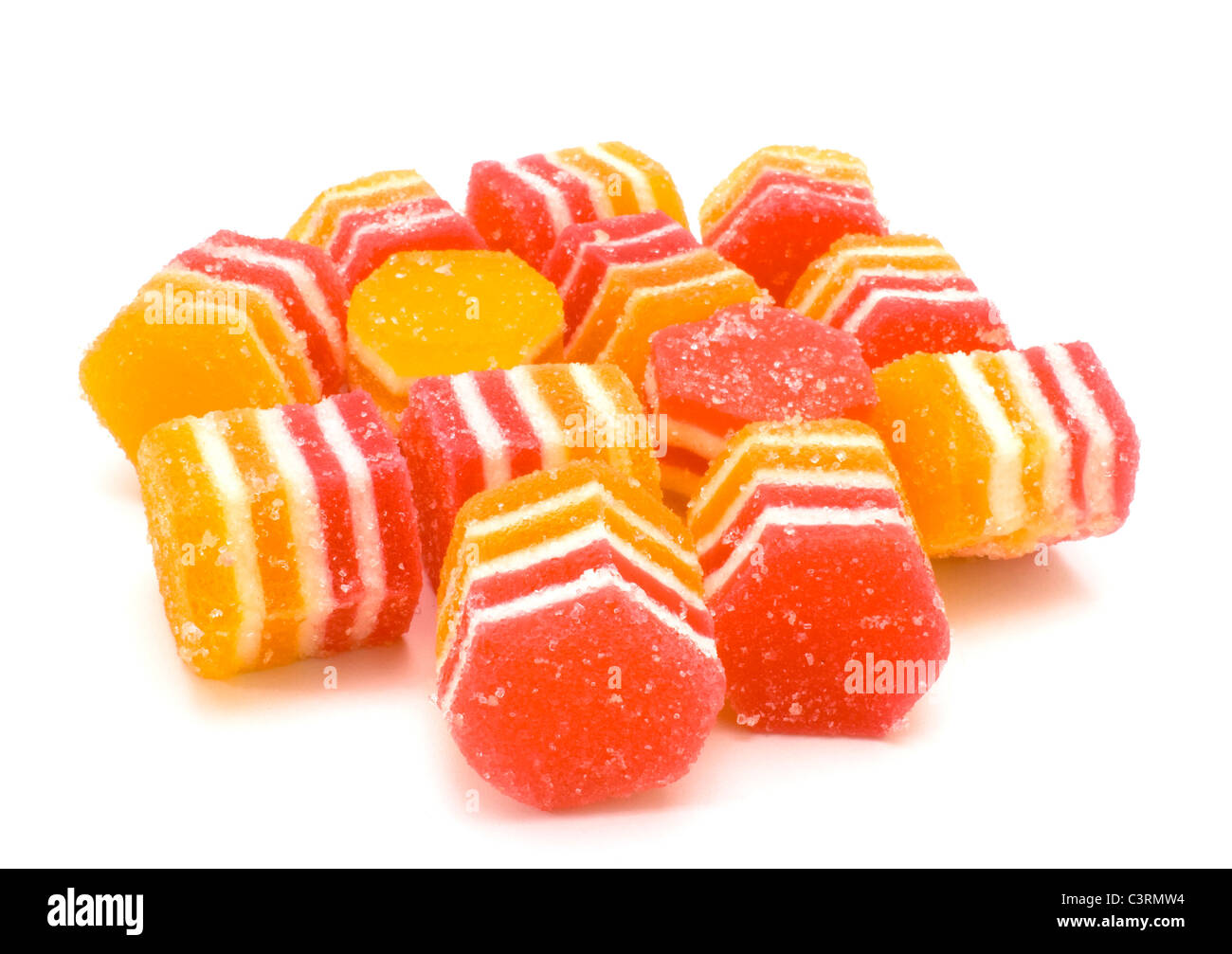 Multicoloured fruit candy, fruit jelly Stock Photo Alamy