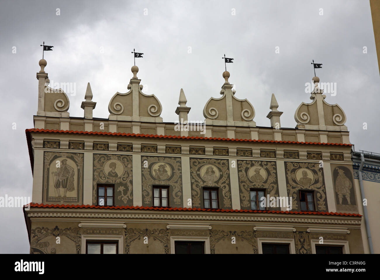 House in Lublin, Poland Stock Photo Alamy