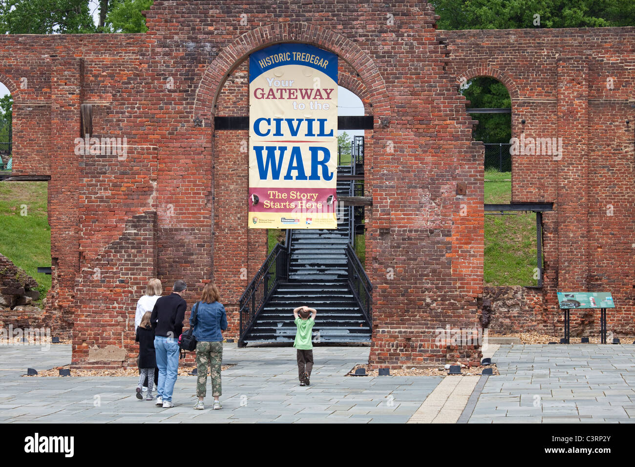 Civil War visitor center, National Battlefield Park, Richmond, VA Stock