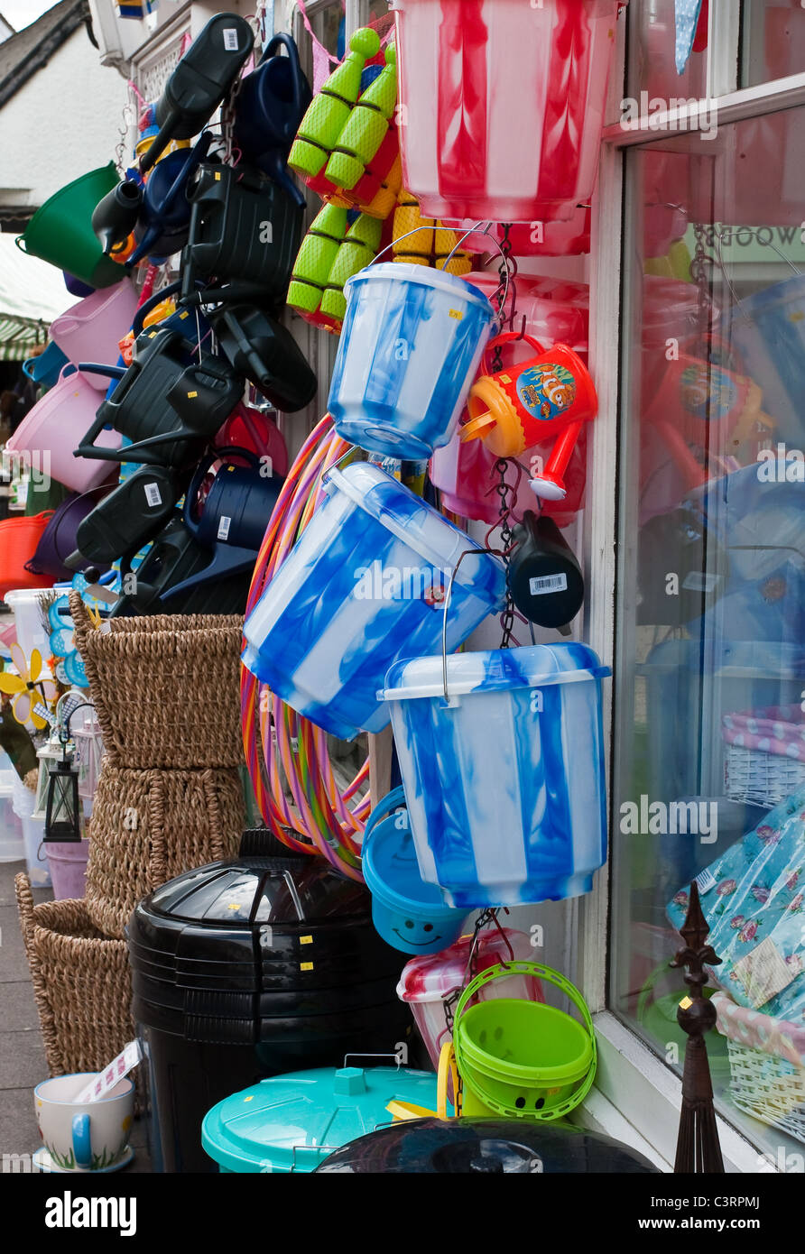 Colorful items for sale Stock Photo Alamy