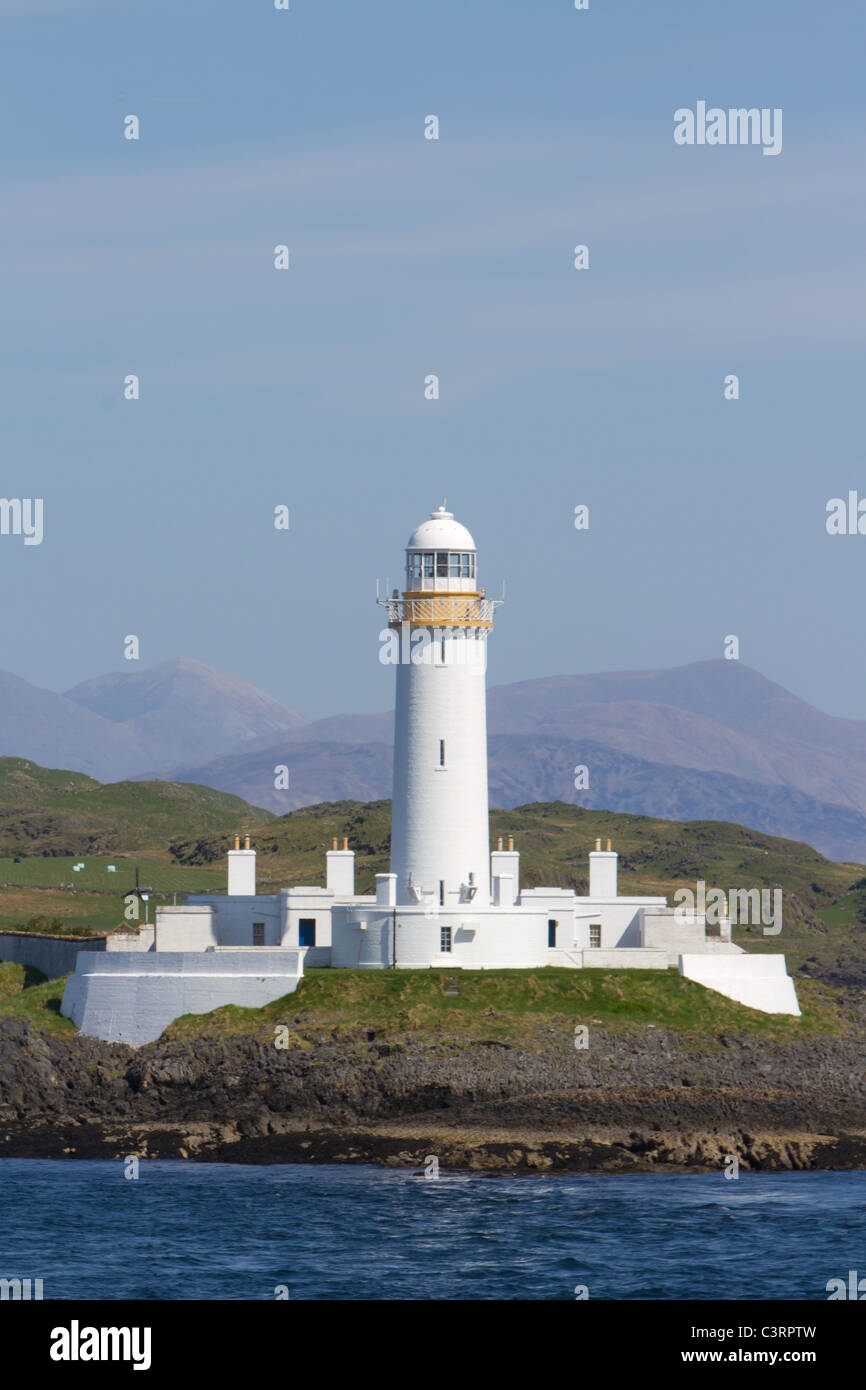 Lismore lighthouse Sound of Mull Isle of Mull West Coast of Scotland Stock Photo