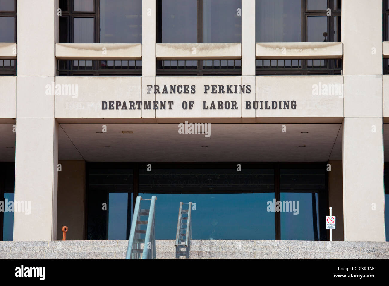 Frances Perkins Deparment of Labor Building, Washington DC Stock Photo