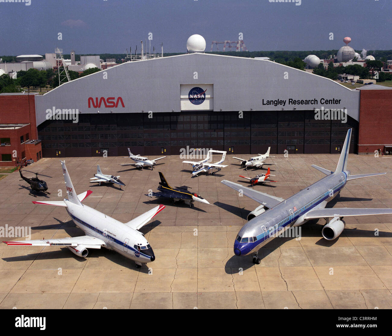 NASA Langley Research Center Aircraft, 1994 Stock Photo