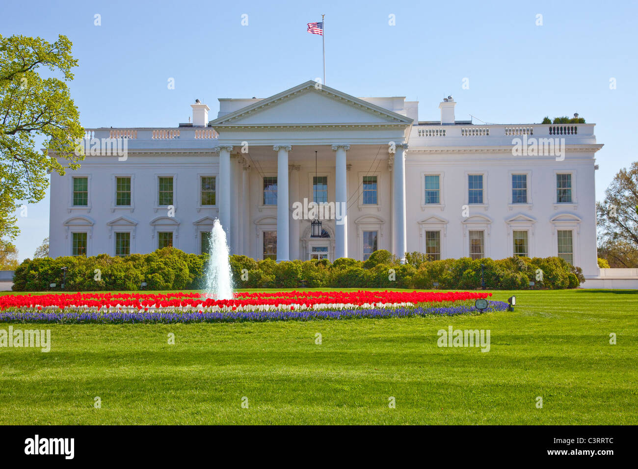 The White House, Washington DC Stock Photo