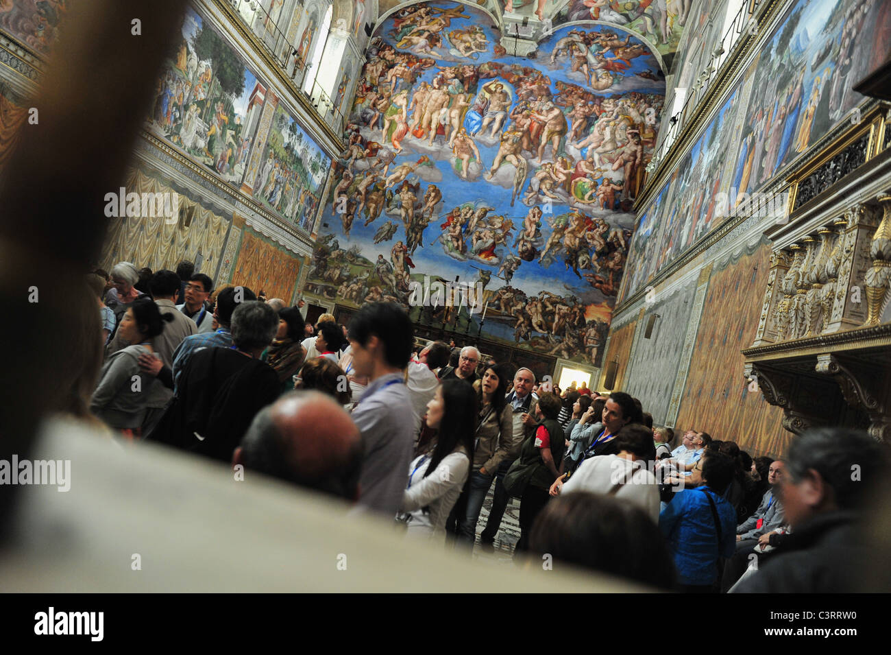 Artwork At The Vatican Museums The Sistine Chapel Ceiling Of