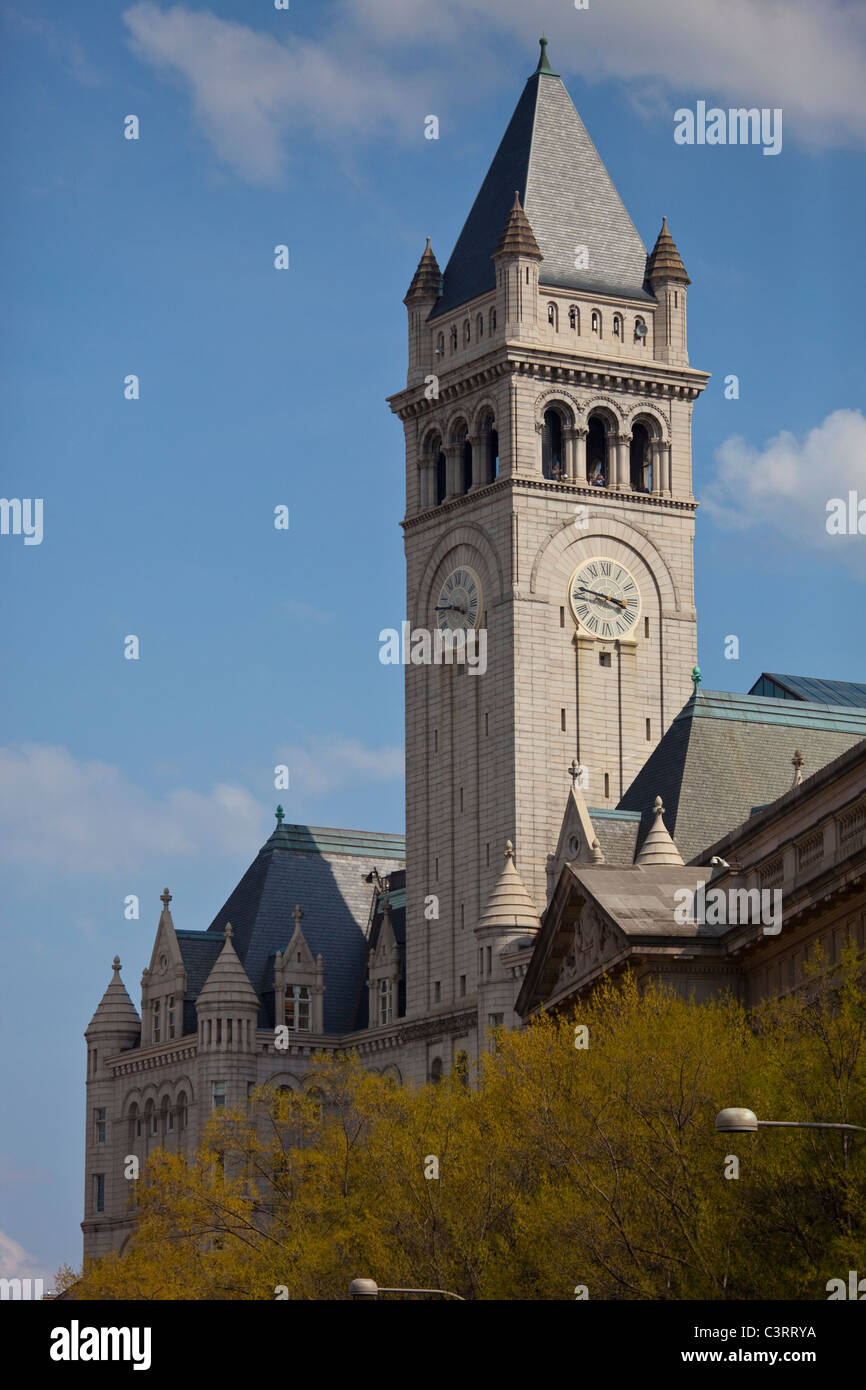 Old Post Office Pavilion, Washington DC Stock Photo