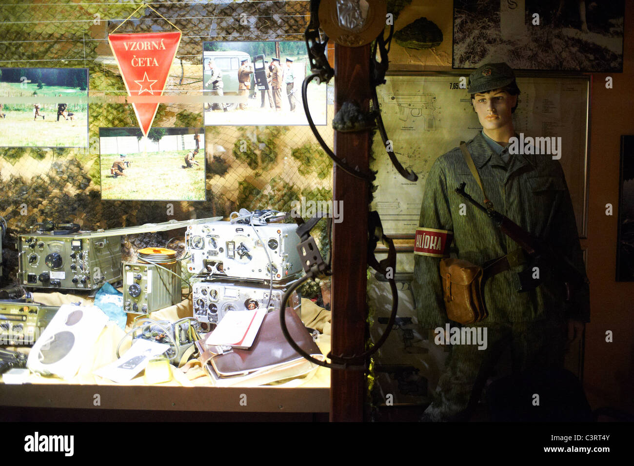 Iron Curtain museum Rozvadov, Muzeum Zelezne opony Czech Republic Germany  border Stock Photo - Alamy