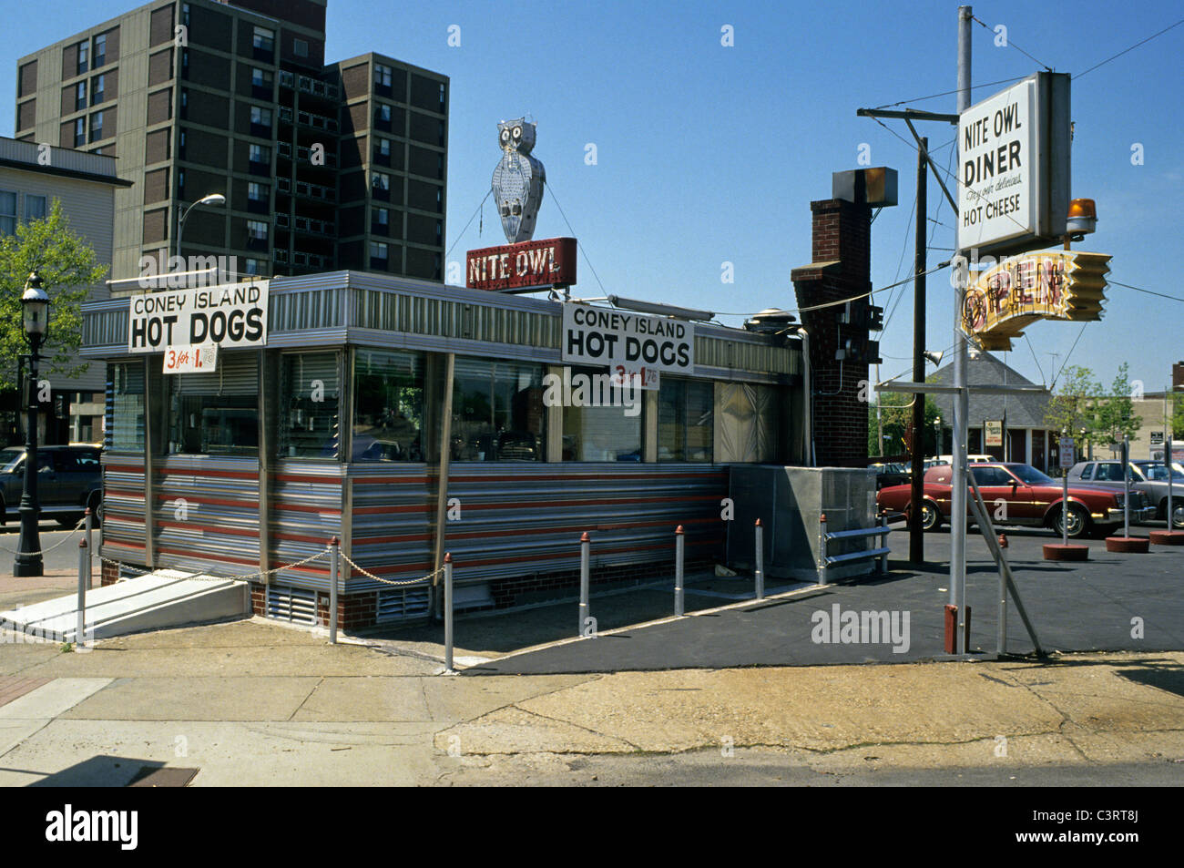 Nite Owl Diner located in Fall River, Massachusetts. Manufactured in