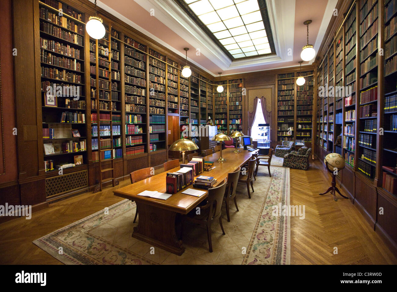 Library inside the Scottish Rite of Freemasonry building in Washington ...