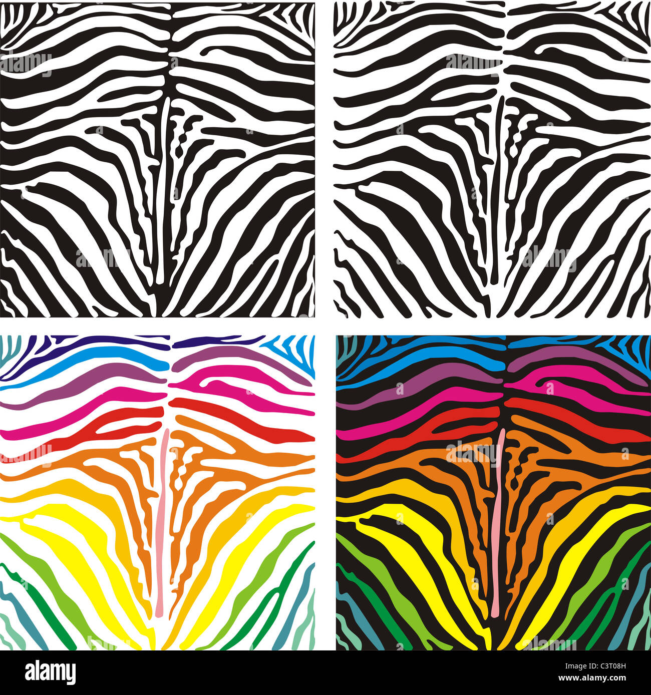 Background skin zebra Stock Photo - Alamy