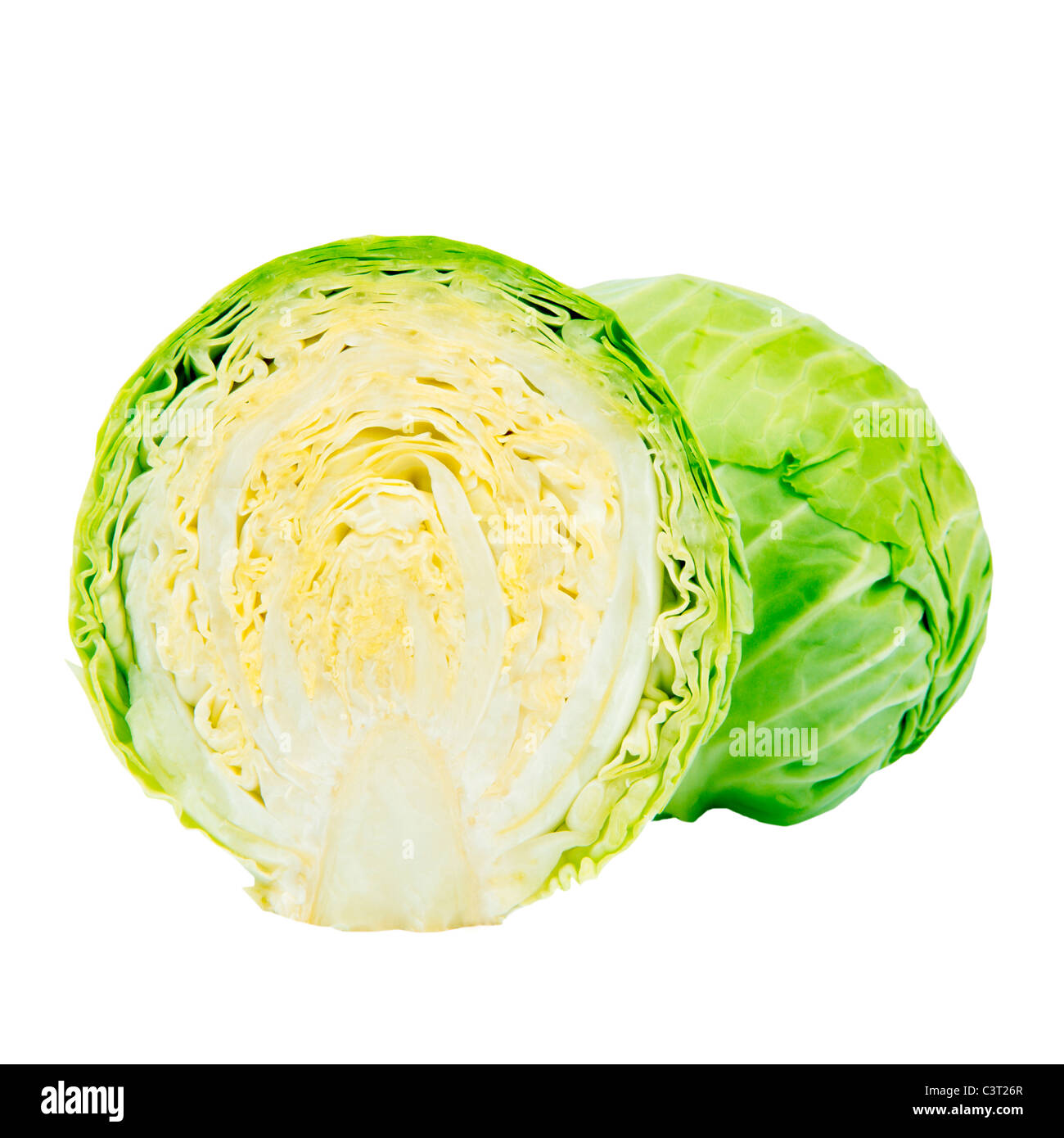 Cabbage cut out Stock Photo - Alamy