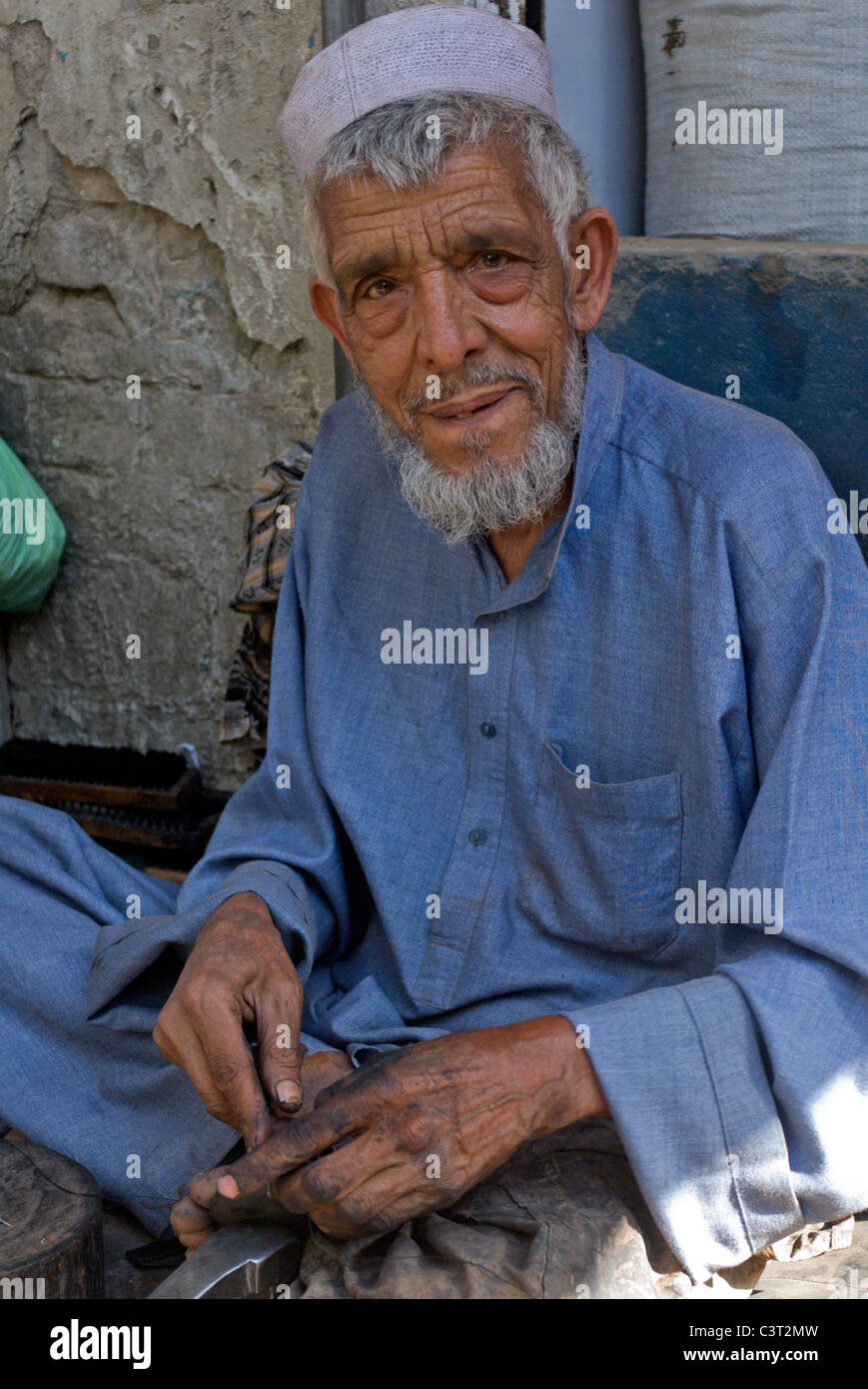 A vendor in the Old City. Stock Photo