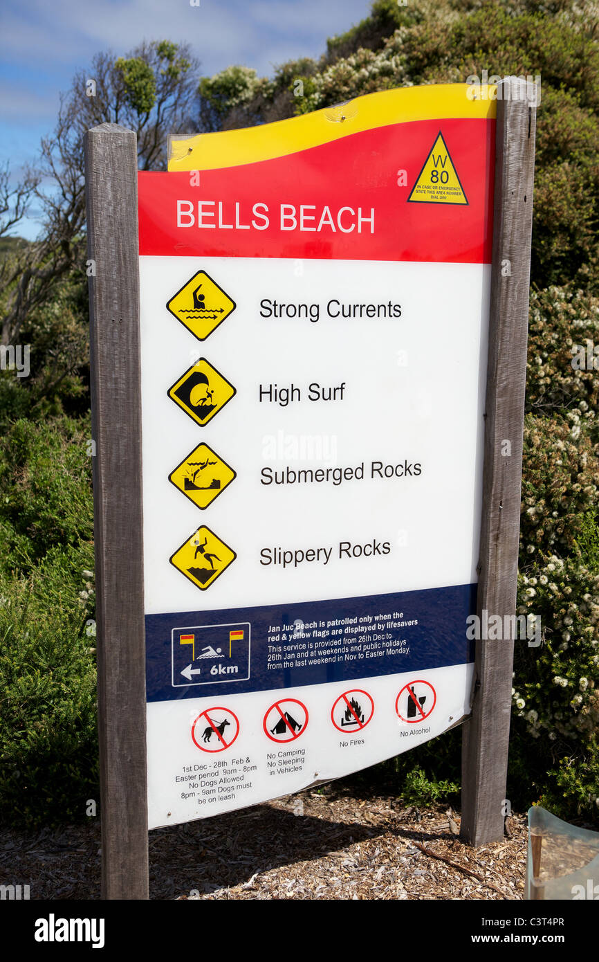 Bells Beach - Victoria - Australia  - Surf Beach Stock Photo