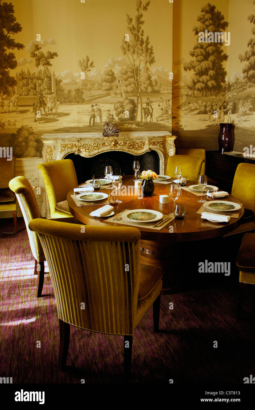 Private Dining Room Les Ambassadeurs Casino London England Stock Photo Alamy