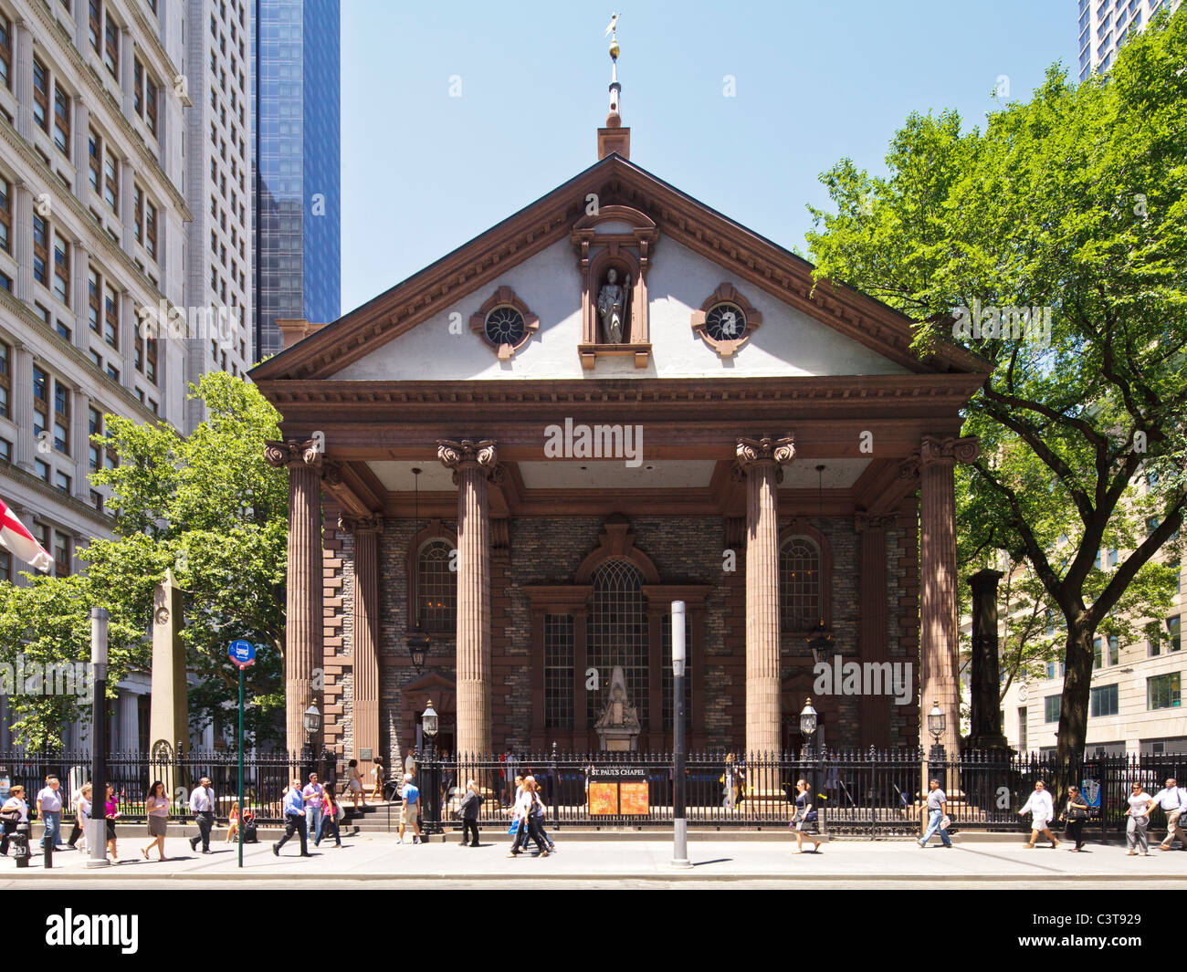 St Paul's Chapel, New York Stock Photo Alamy