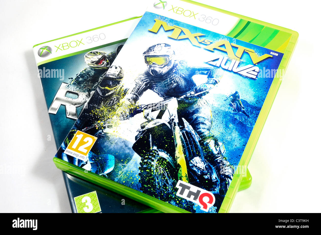 Mx vs Atv Alive - new motocross game (xbox 360) with Reflex underneath  Stock Photo - Alamy