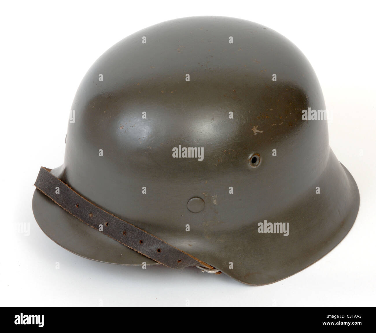 German helmet from the second world war. Stock Photo
