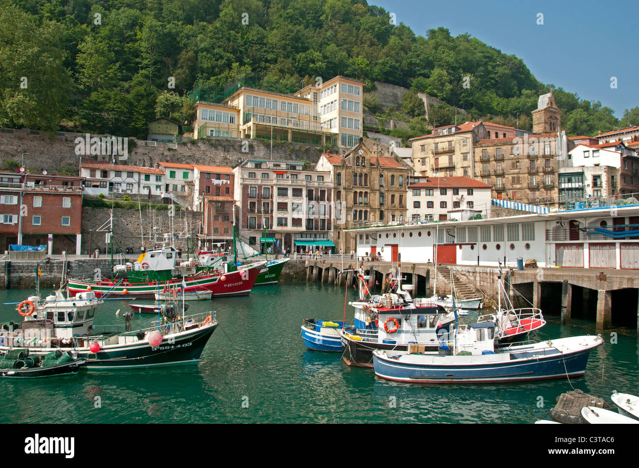 San Sebastian Spain Spanish Basque Country town city Stock Photo