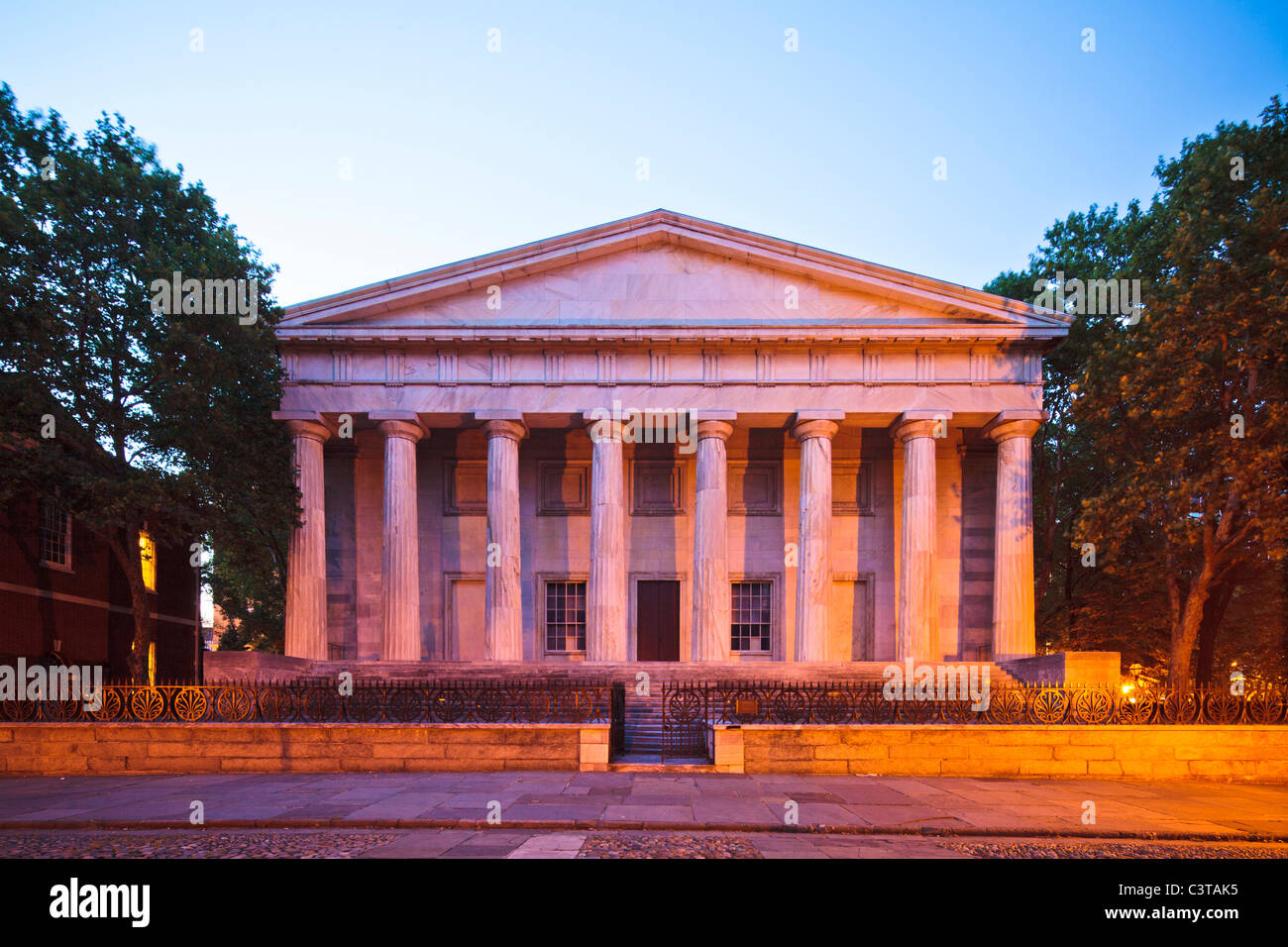 Second Bank of US, Philadelphia Stock Photo