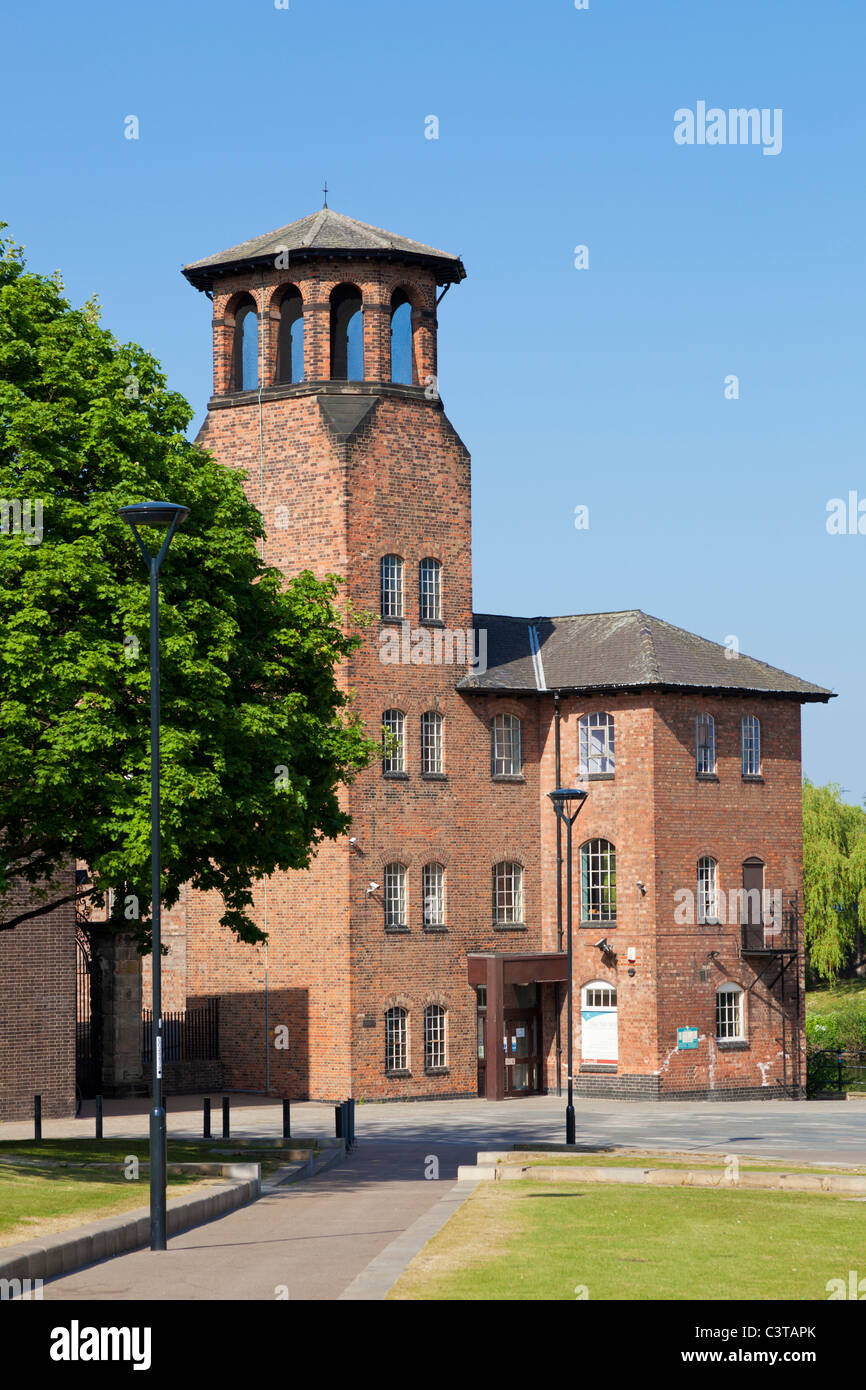 Derby silk mill The Museum of Making at Derby Silk Mill Derby city centre Derbyshire England UK GB Europe Stock Photo