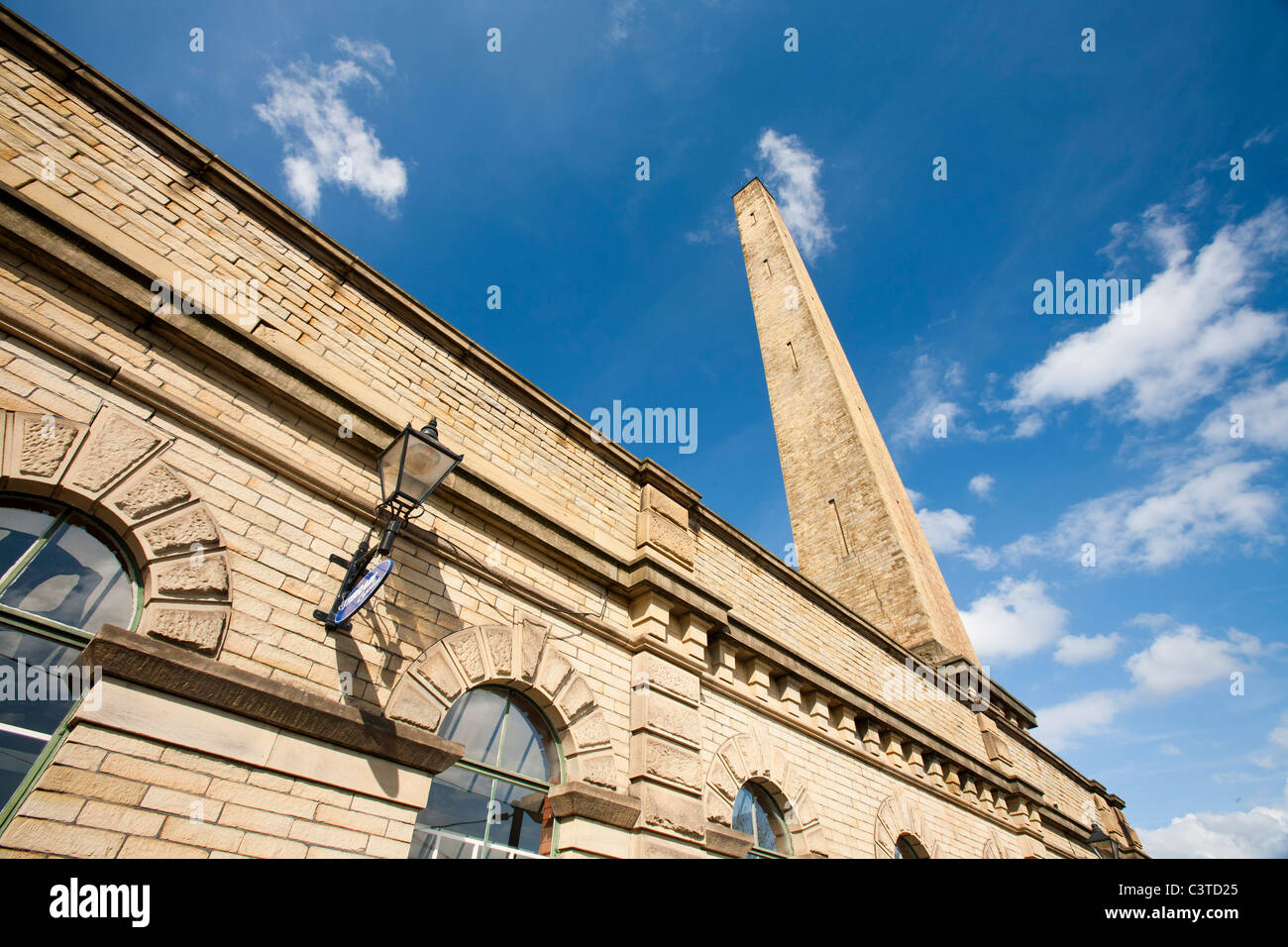 Salts mill in Saltaire, Yorkshire, UK. The mill was opened in 1853 by