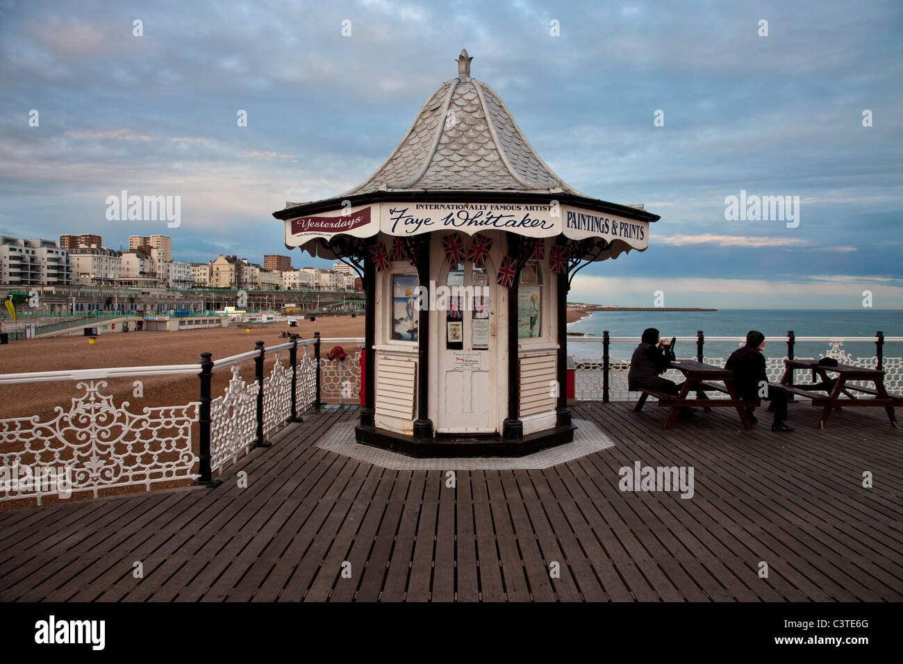 Artists Shop, Brighton Pier, Sussex, England Stock Photo