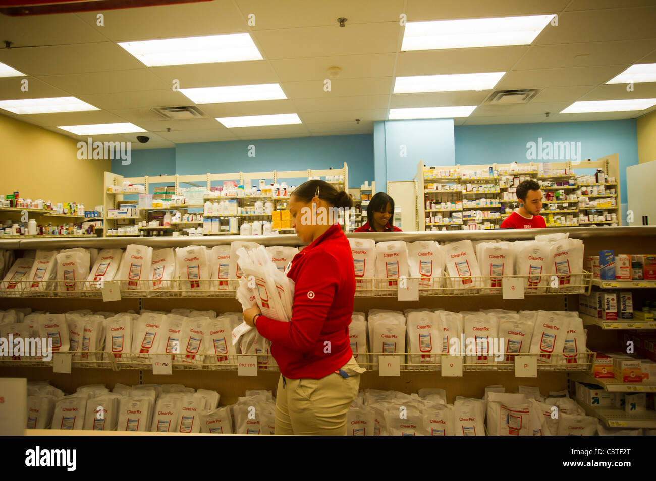 The pharmacy at Target in downtown Brooklyn in New York Stock Photo Alamy