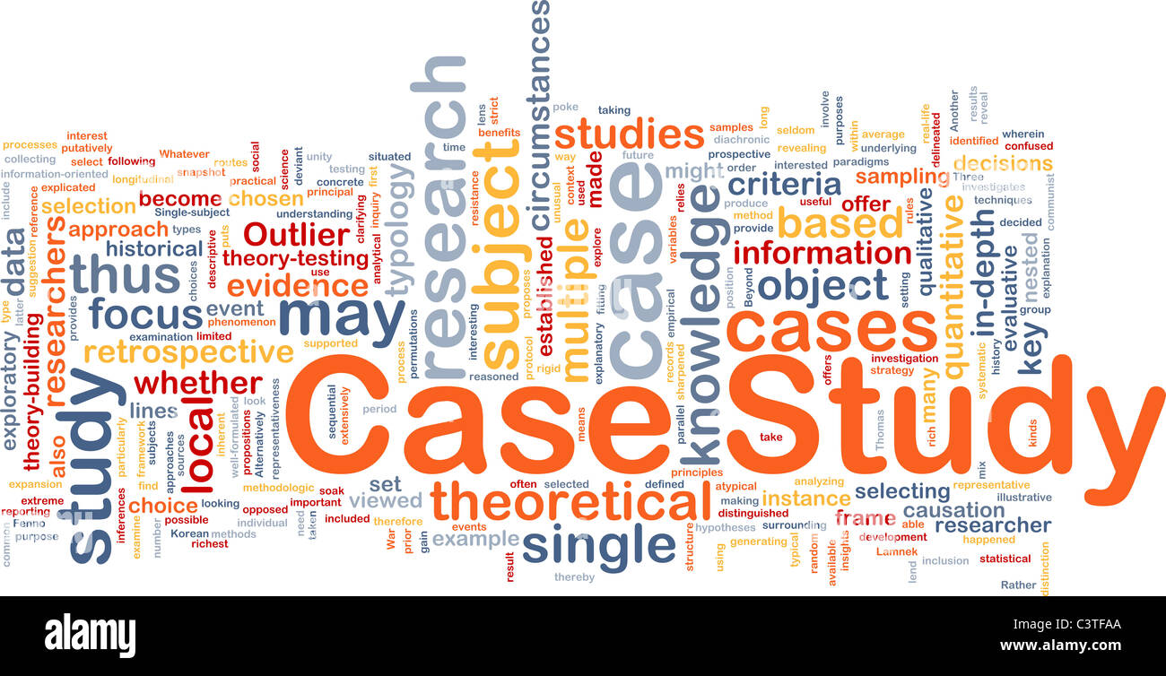 Case study marketing concept