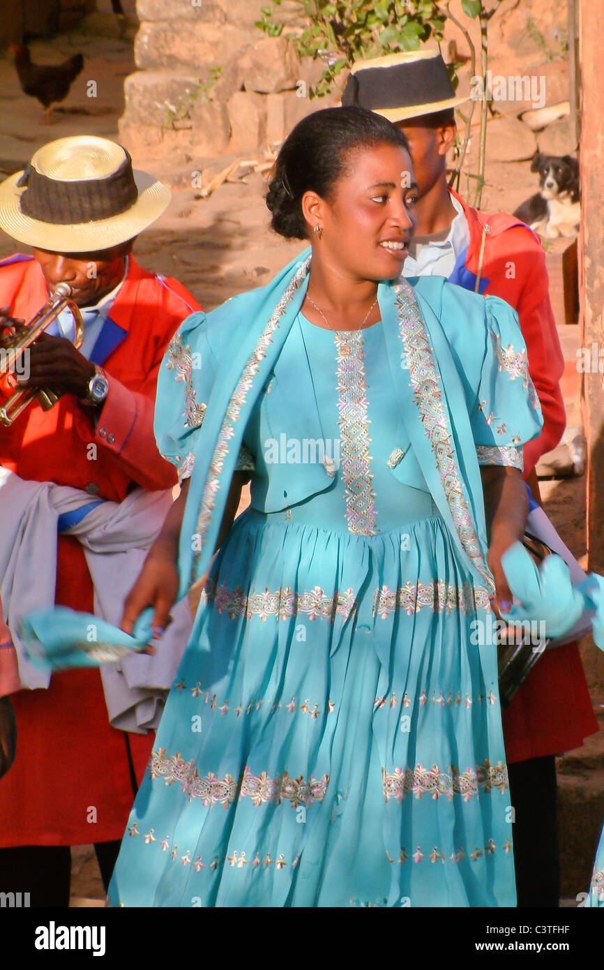Traditional Costume From Madagascar High Resolution Stock Photography