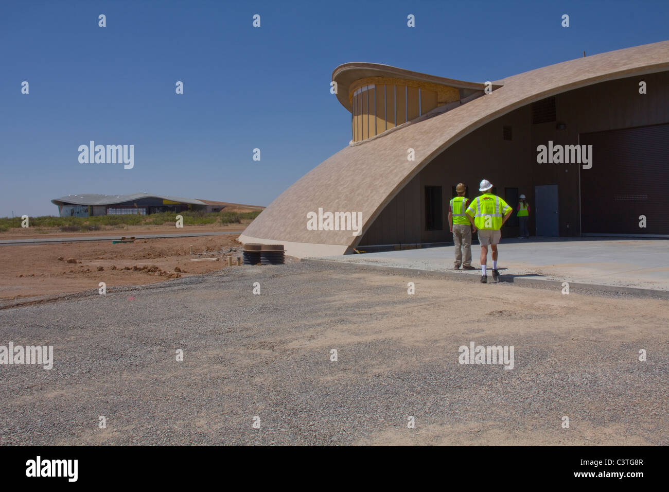 Aircraft Rescue Fire Fighting Facility (ARFF), Spaceport America, near