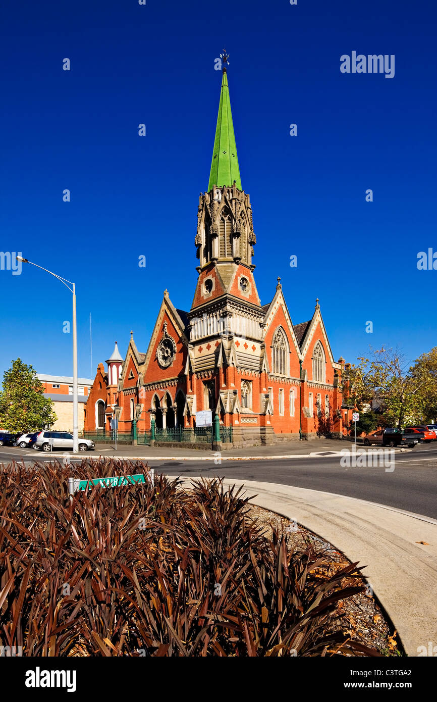 Ballarat Australia  /   A circa 1882 church in the former goldfield city of Ballarat Stock Photo