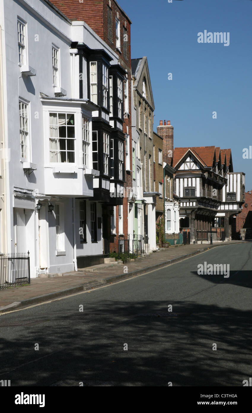 Southampton Bugle Street where the Tudor House Museum can be found