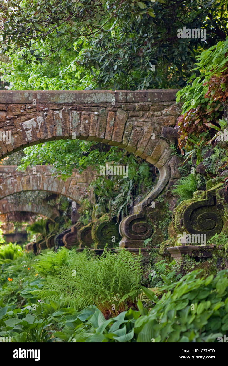 Garden Architecture at Hever Castle Stock Photo