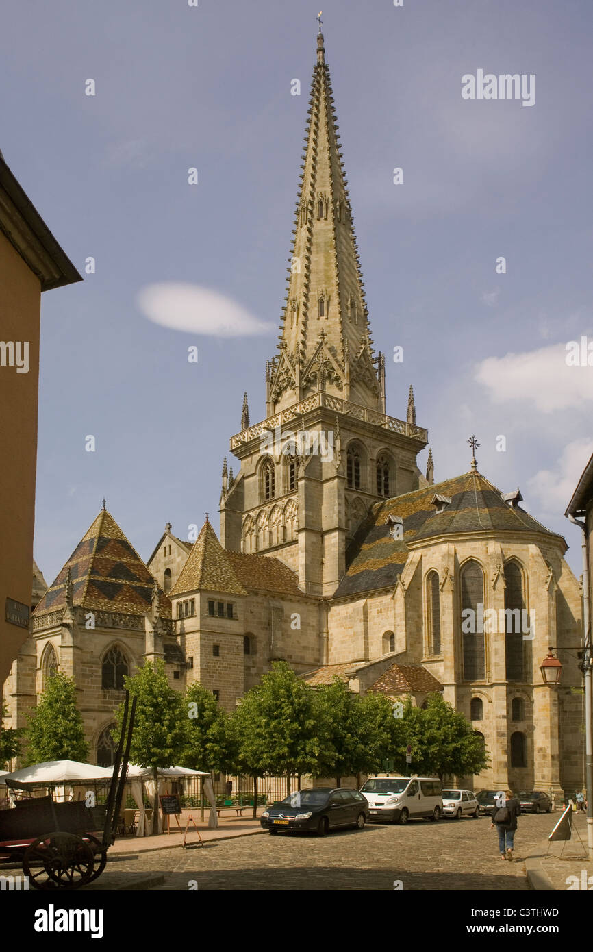 France Burgundy Autun, St.Lazare cathedral Stock Photo