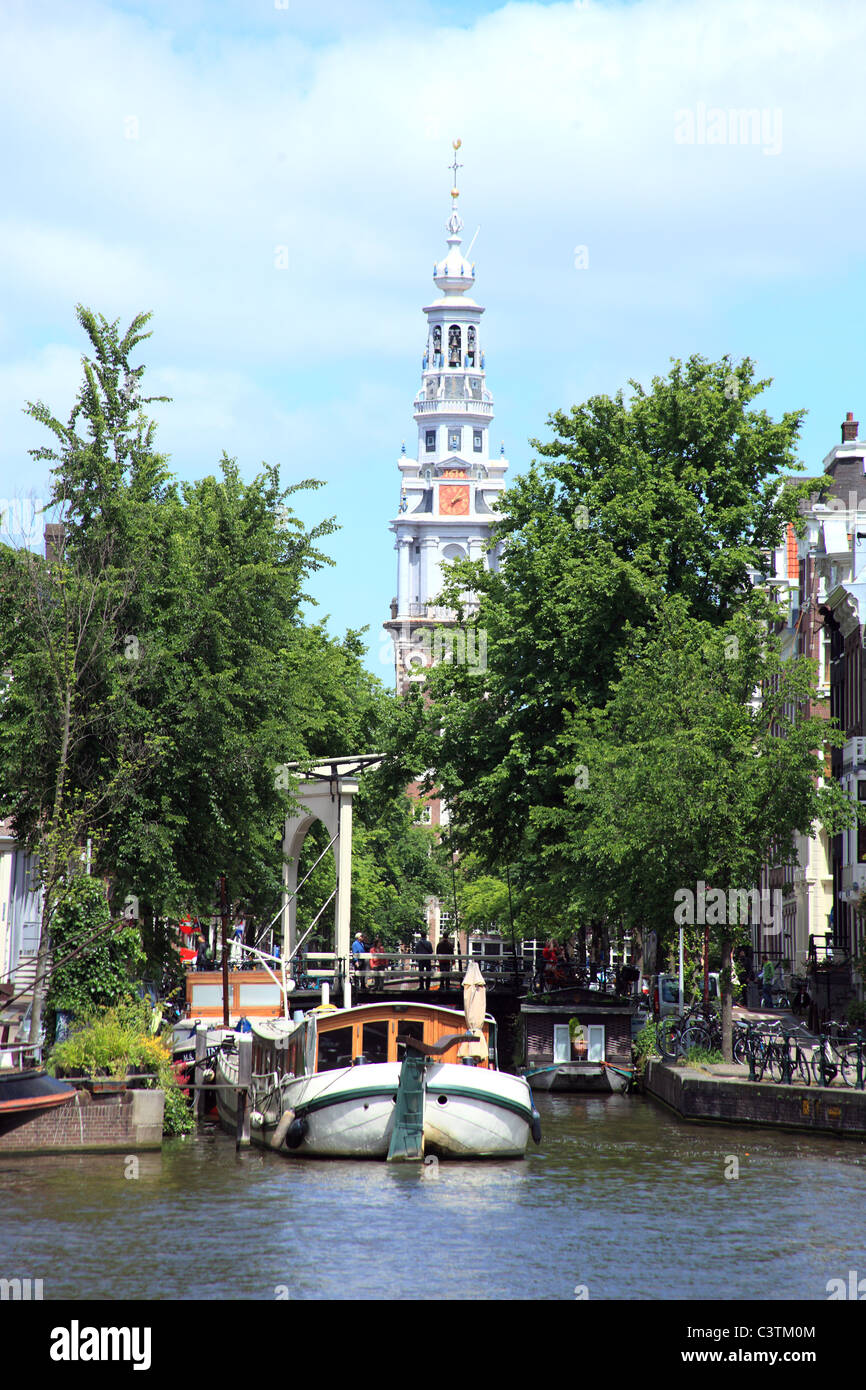The historic district of Amsterdam, Holland Stock Photo