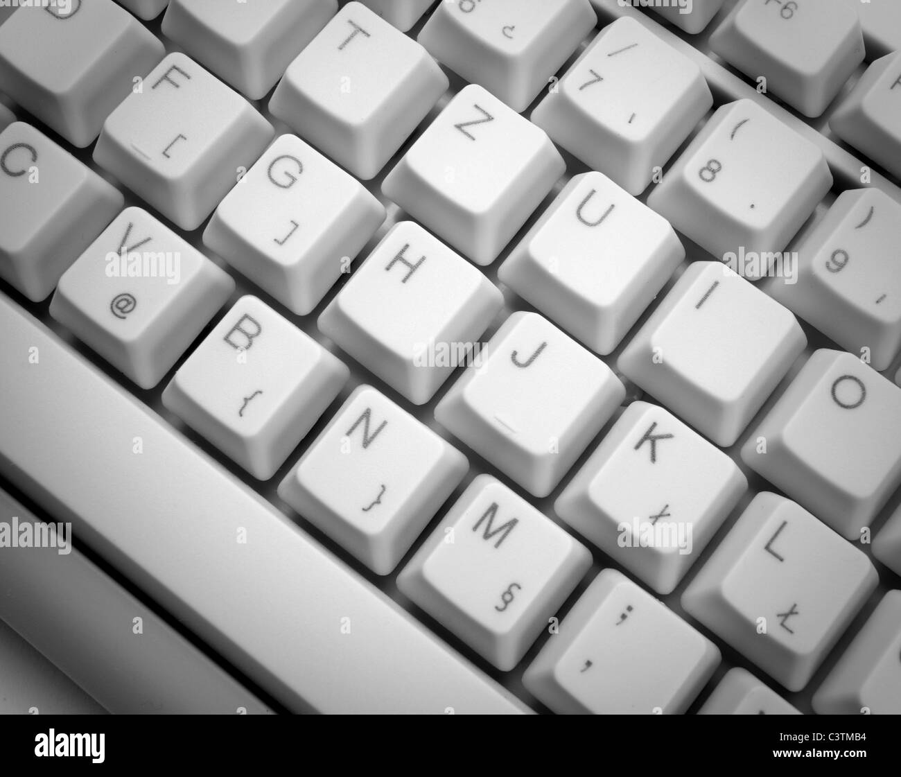 close up of computer keyboard Stock Photo